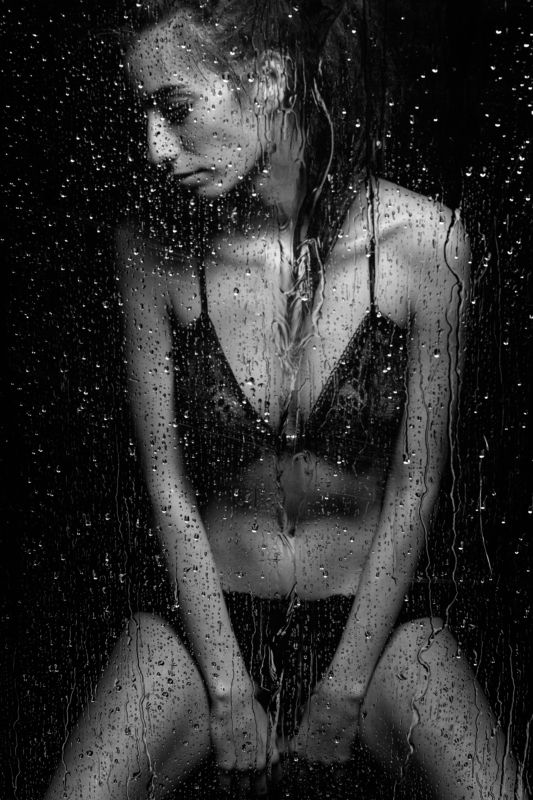 портрет, чб, аквасъемка photo preview