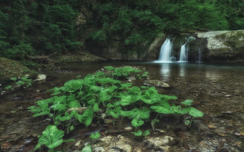 Утро у водопада...photo preview