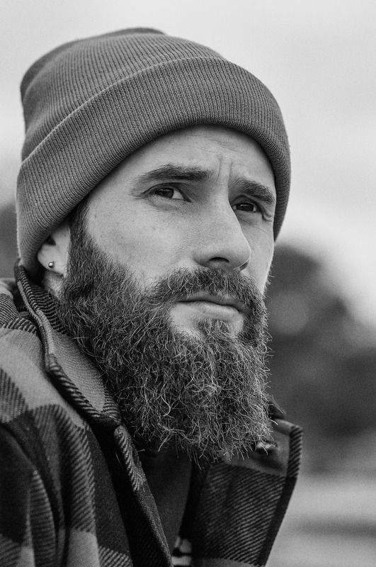 outerwear sepia recreation knitwear two footwear monochrome scarf fur hat one knit hat franpolonsky phfranpolonsky franpolonskyphotographer portrait man smile smiling happy happiness fashion fashion model face fashionable eyes brunette hipster barber best [ Dmitriy Shcherbakov ]photo preview