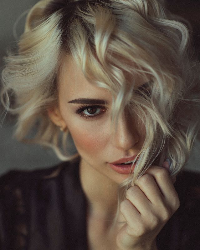 портрет студия настроение цвет девушка Настроениеphoto preview