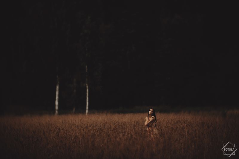 portaiture, female, model, evening, golden  hour,  портрет, женщины, вечер In the evening fieldsphoto preview