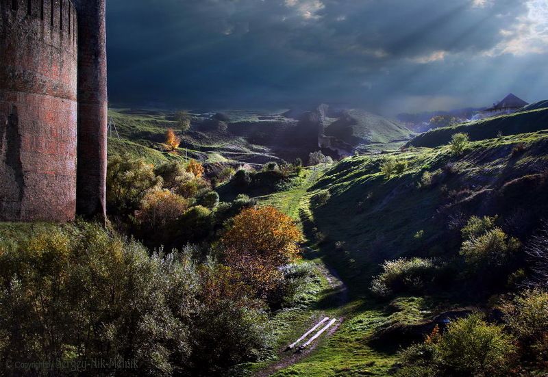 украина, замок, хотин Под стенами Хотинской фортецииphoto preview