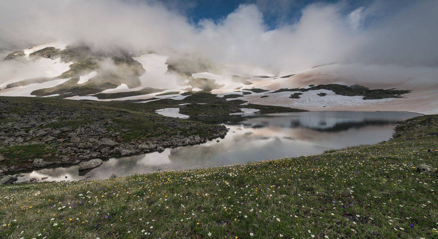 гора, загедан, июнь, 2018, озера, закат, кчр, река, уруп, ФЁДОР