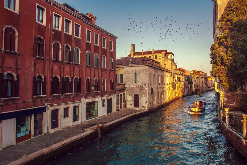 street, canal, Italy, Venezia, sky, sunset, building, urban, architecture Venezia IIphoto preview