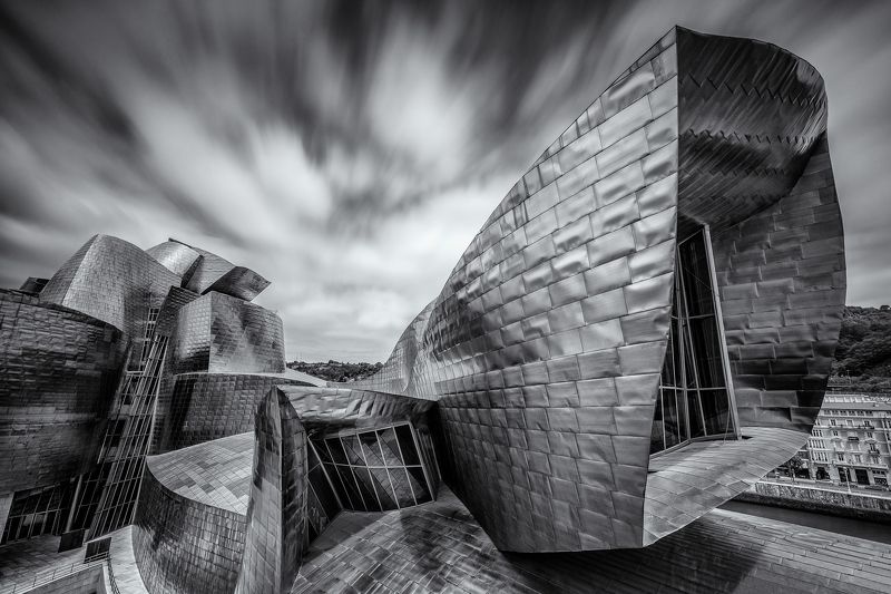 Bilbao, España, Spain, Europe, Guggenheim, Museum, LongExposure, Long, Exposure,  SPACESHIPphoto preview