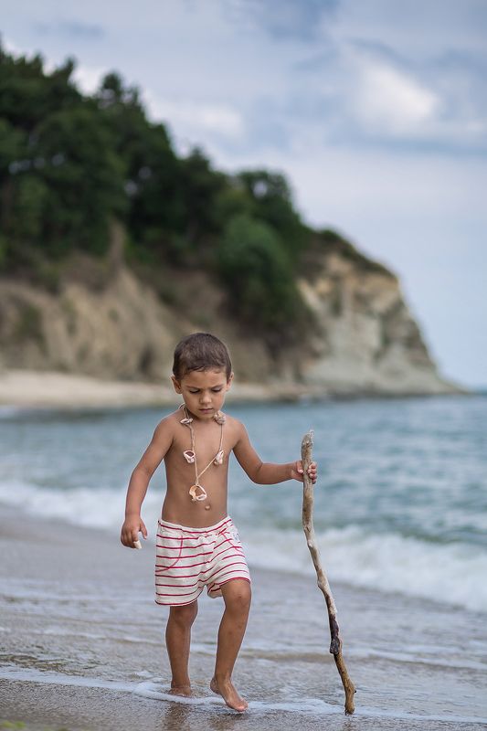 beach, summer, boy, bulgaria, kid, little, nessebar, outdoors, island, summer The islanderphoto preview
