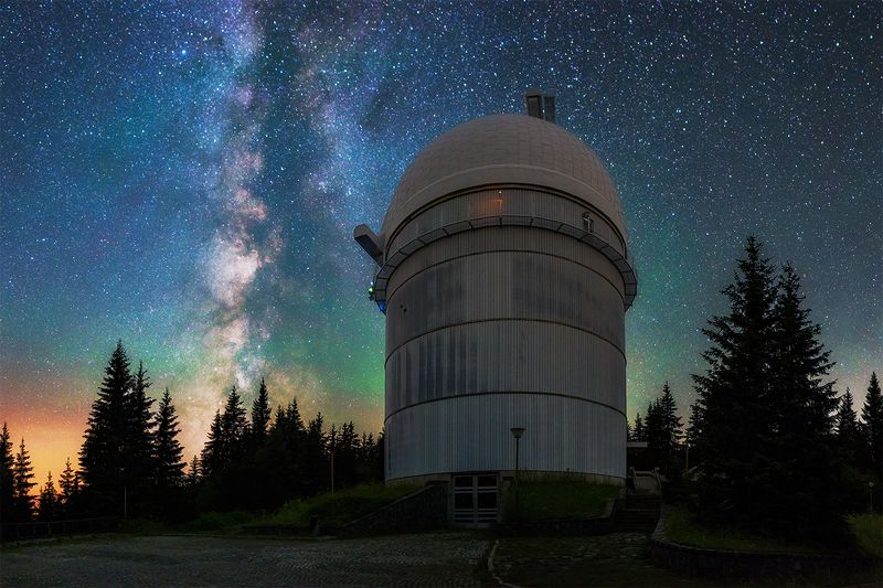carl zeiss, national astronomical observatory, telescope, milky way, ritchey-chretien-coude, nao rozhen Тhe guardian of the galaxy фото превью