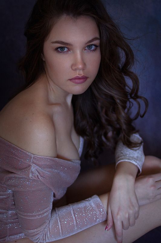 девушка, портрет, брюнетка *photo preview