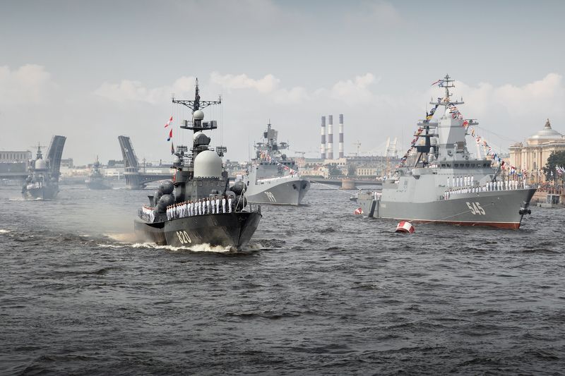 фото , цвет , вмф , спб , парад , нева ,корабли Военно Морской Парад на Невеphoto preview