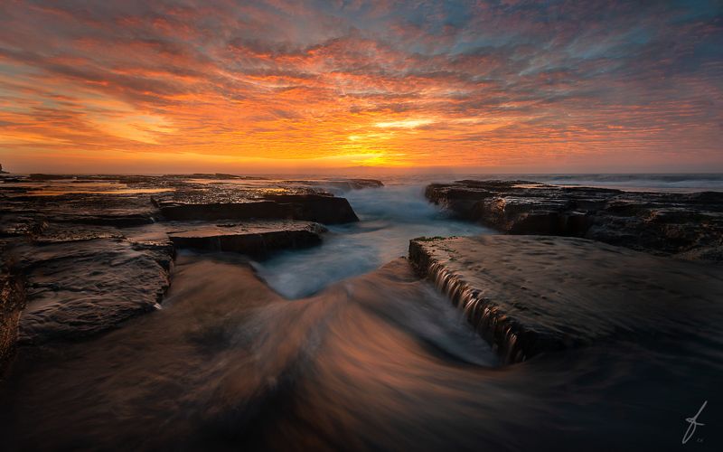 Burning morning photo preview