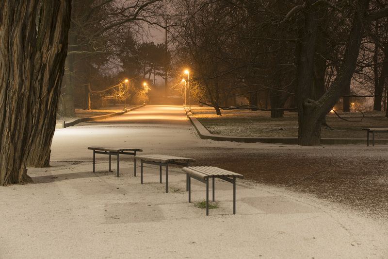 чехия, прага И выпал снег......photo preview