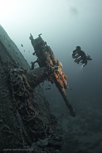 SS Thistlegorm #7. Пушка.