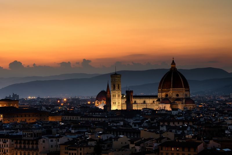 Florence, Italy, Europe, Hugo, Só, HugoSó, Nikon, D810, NikonD810, Duomo, Old, city, Sunset, Vacations, 70-200 Duomophoto preview
