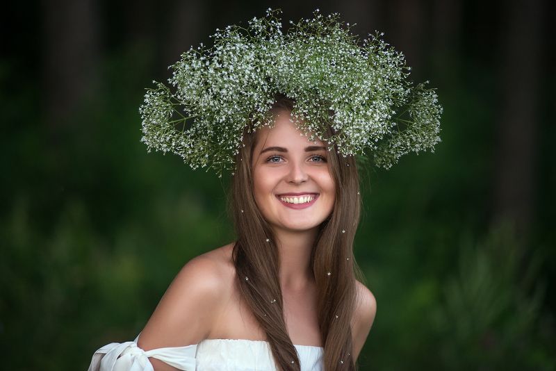 красота. девушка,природная красота, не модель, в лесу ЛЕСНАЯ НИМФАphoto preview