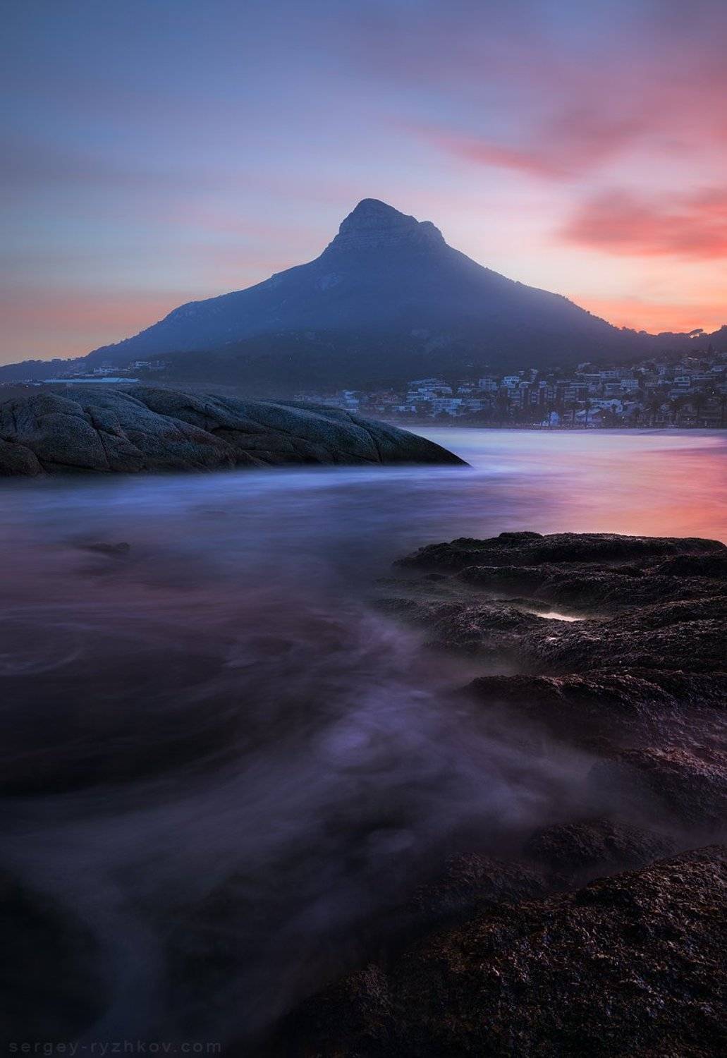 lion's head, cape town, south africa, mountain, landscape, atlantic ocean, кейптаун, южная африка, атлантический океан,, Сергей Рыжков