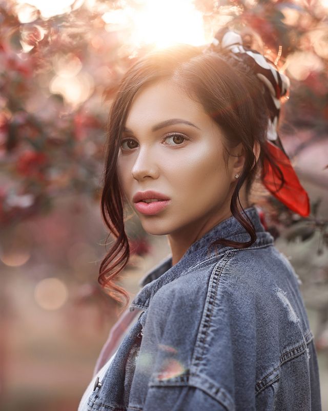 портрет арт art девушка красота модель цветы сады Anastasiaphoto preview