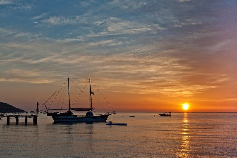 море, восход, солнце, облака photo preview