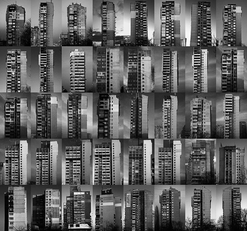 sofia, bulgaria, tower blocks, monoliths of our time, work in progress, apartments, living spaces photo preview