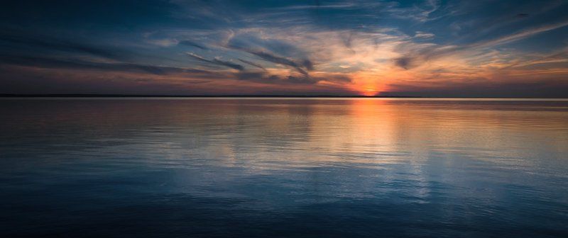 чайки, небо, природа, горьковское море, пейзаж photo preview