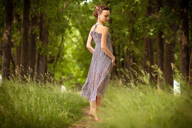 портрет, девушка, лето photo preview