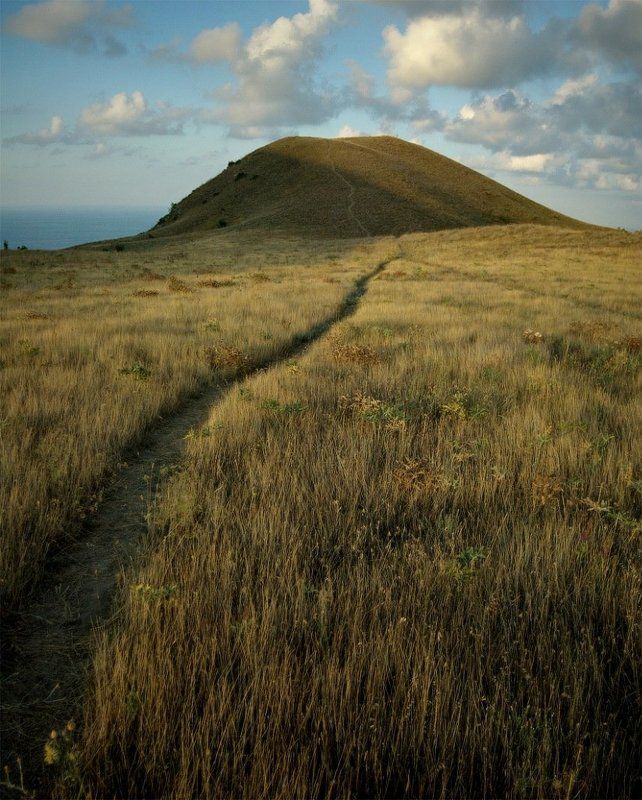 крым, природа, пейзаж, панорама, утро, дорога photo preview