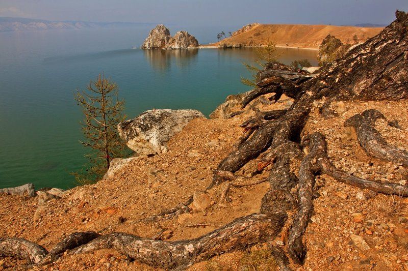 , скала шаманка, мыс бурхан, ольхон, байкал photo preview