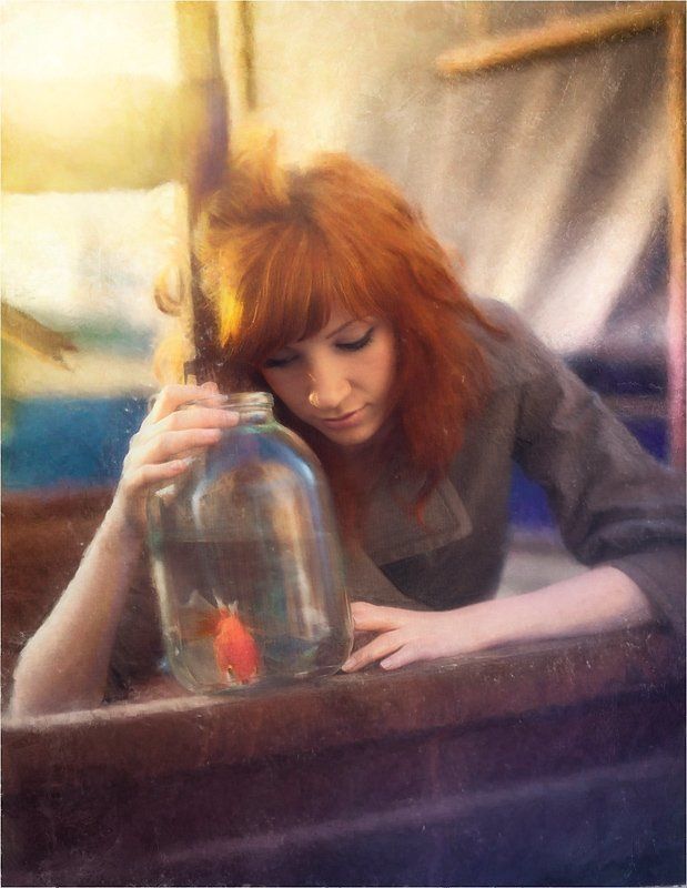 картина, картины, обработка, живопись, владимир, шипулин, рыбка, рыбки photo preview