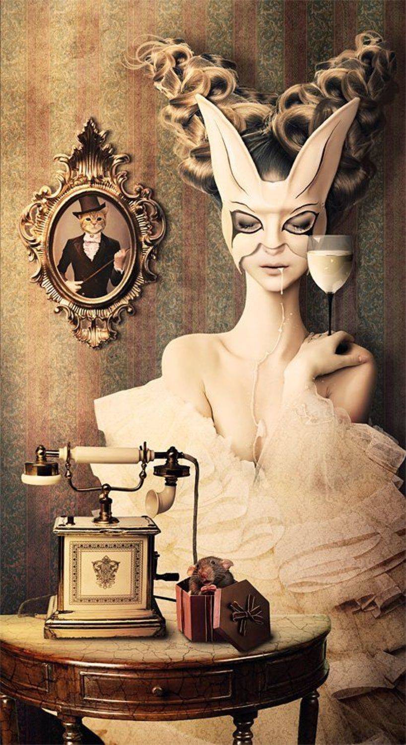 Автор: LLen29 коллаж, фотоарт, фотошоп, ожидание, кошка, LLen29