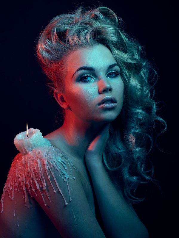 свеча,портрет,красота Свечаphoto preview