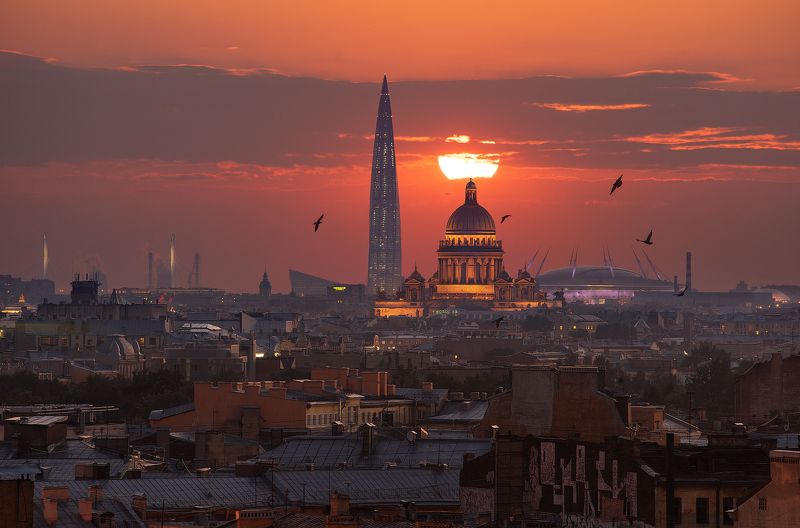 санкт-петербург Вечерний Петербург. Доминанты. фото превью