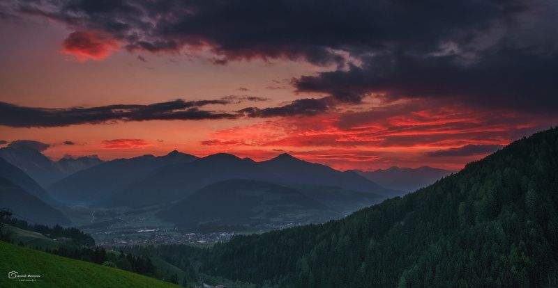austria., österreich., hallein., salzach., alps., alpen., water., reflection., obertauern., europe., nature., landscape., mist., fog., forest., morning., golden, light., landscape., daniel, rericha. *** фото превью
