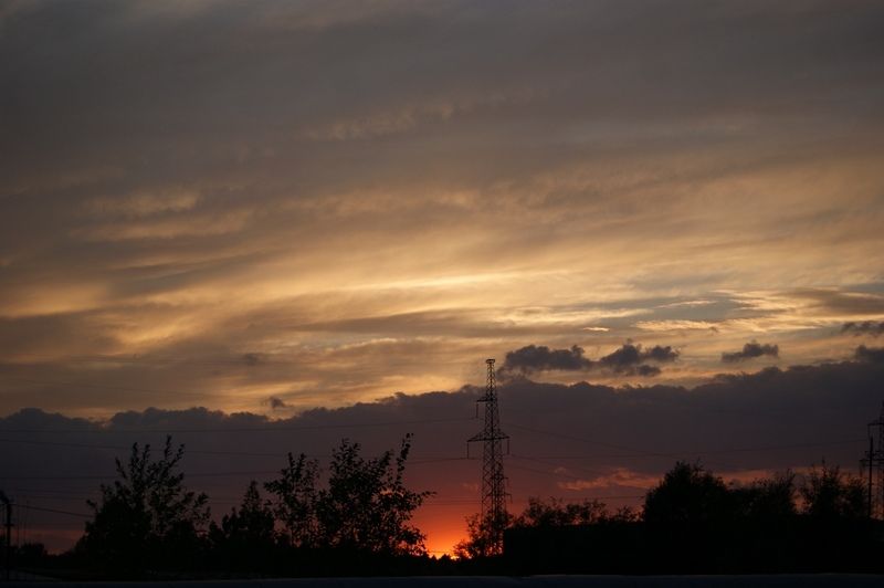 север, небо, облака, закат Немного северного небаphoto preview