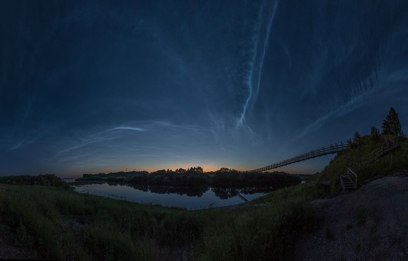 Серебристые облака с.Верхняя Тоймаphoto preview