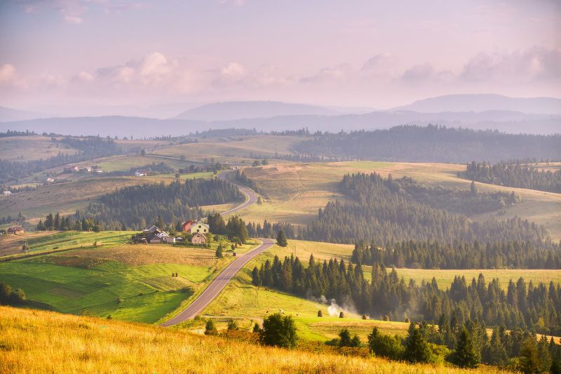 бескиды, вечер, горы, закат, июль, карпаты, лето Карпаты. Июльская вечерняяphoto preview