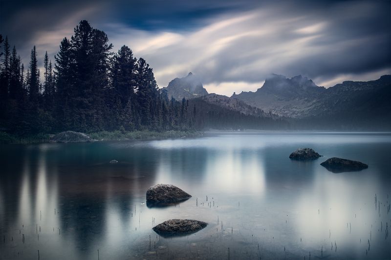 природа, пейзаж, ергаки, красноярский край, сибирь, озеро, горы, скалы, тайга, камни, берег, отражения, облака, голубой, большой, длинная, туризм, путешествия, nature, siberia, lake, ergaki, taiga, krasnoyarski krai, shore, cost, mountains, rocks, travel, Озеро Светлое / The Svetloe Lakephoto preview