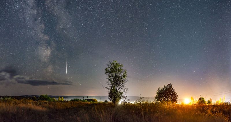 урал, пермский край, персеиды метеорный поток Персеидыphoto preview