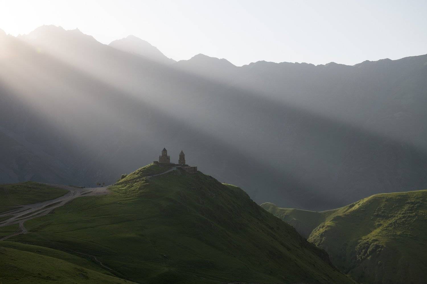 holy trinity church, kazbegi, georgia, Dmitry Samoylin