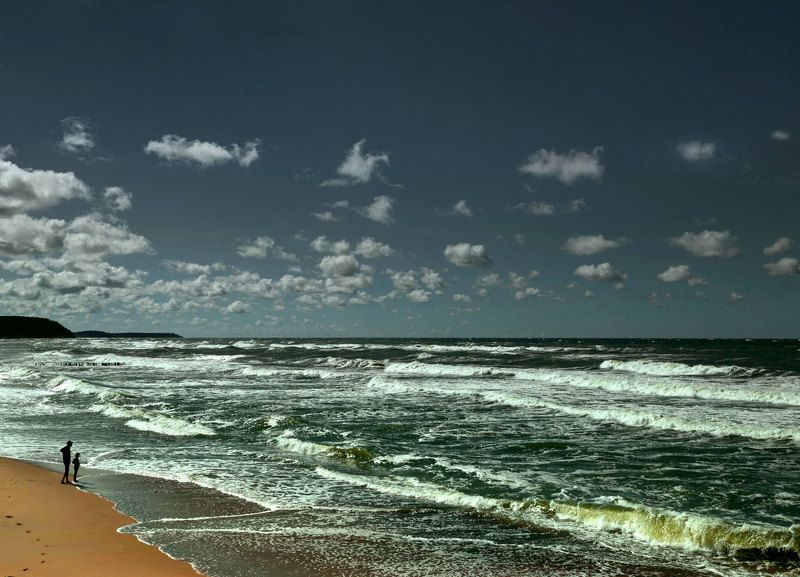 море жизнь берег пейзаж человек / На берегу балтийского моря... /photo preview