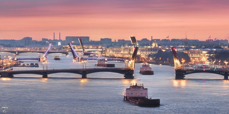 Река Большая Нева, Благовещенский мостphoto preview