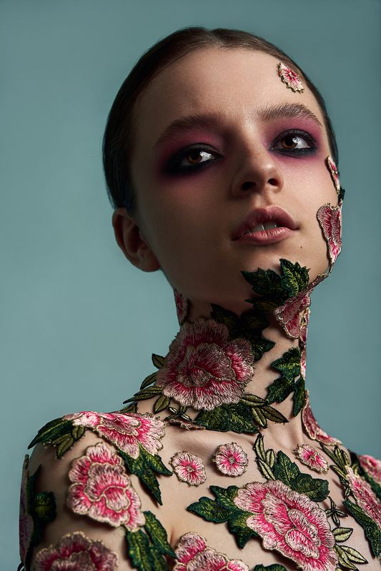 fashion, style, collage, flower, fineart, portrait, retouching, awesome, beauty Soldato Rossophoto preview