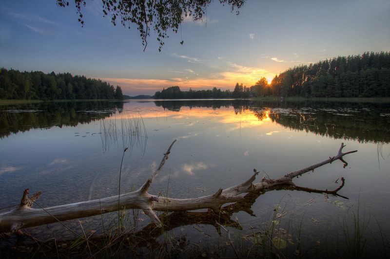 Вечером на озере...photo preview