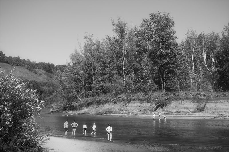 лето, река, грушинский, берег, пляж, андрейларионов Лето photo preview