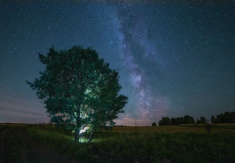 ночь, пейзаж, samyang Вечность свободно течётphoto preview