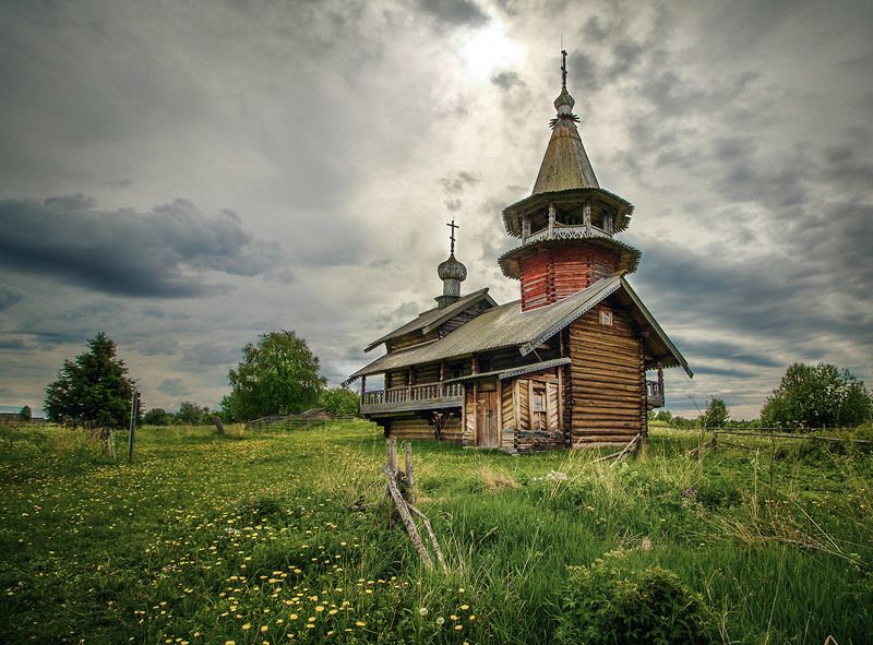 Кижское ожерелье. Часовня Петра и Павла. Деревня Насоновщинаphoto preview