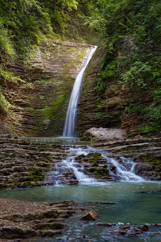 адыгея, водопады руфабго, водопад Водопад \