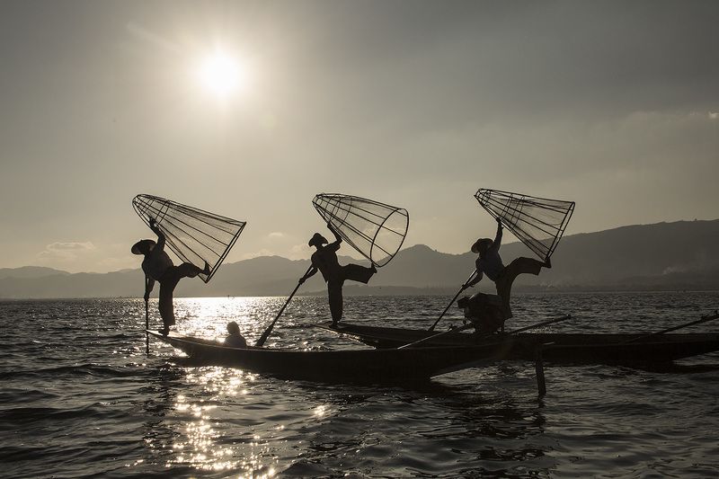 Inle Lake fishermen.Myanmarphoto preview