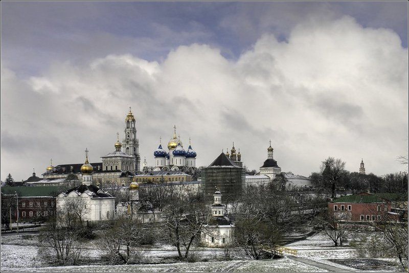 сергиев, посад, троице, сергиева, лавра, загорск Под первым снегом ноябряphoto preview