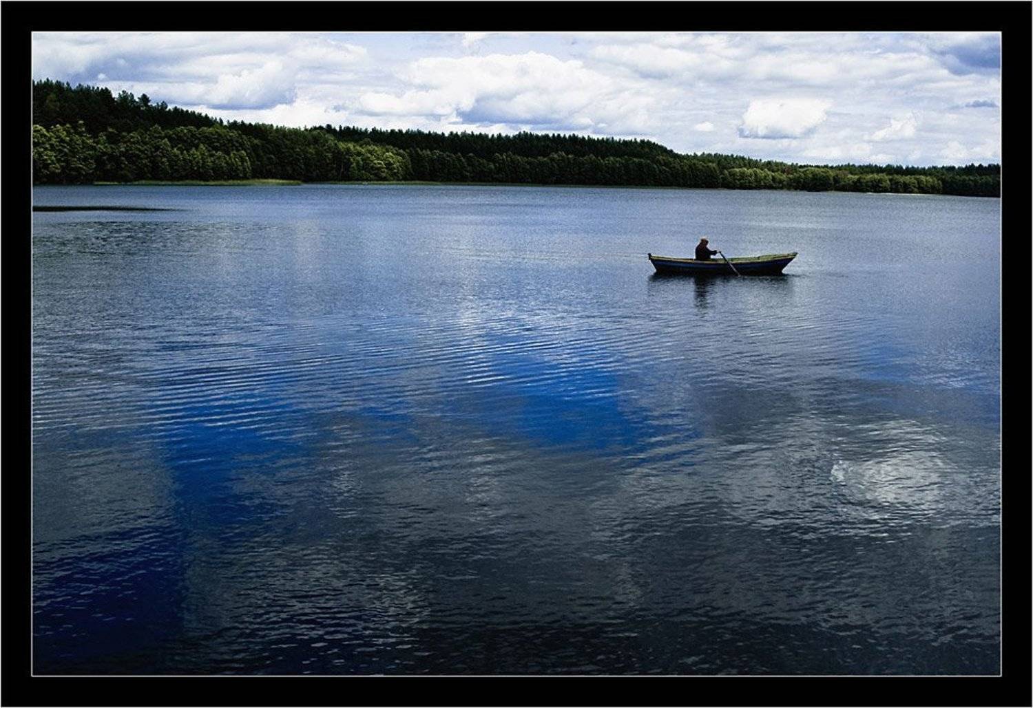 глюк, озеро, лодка, рыбак, лето, Игорь