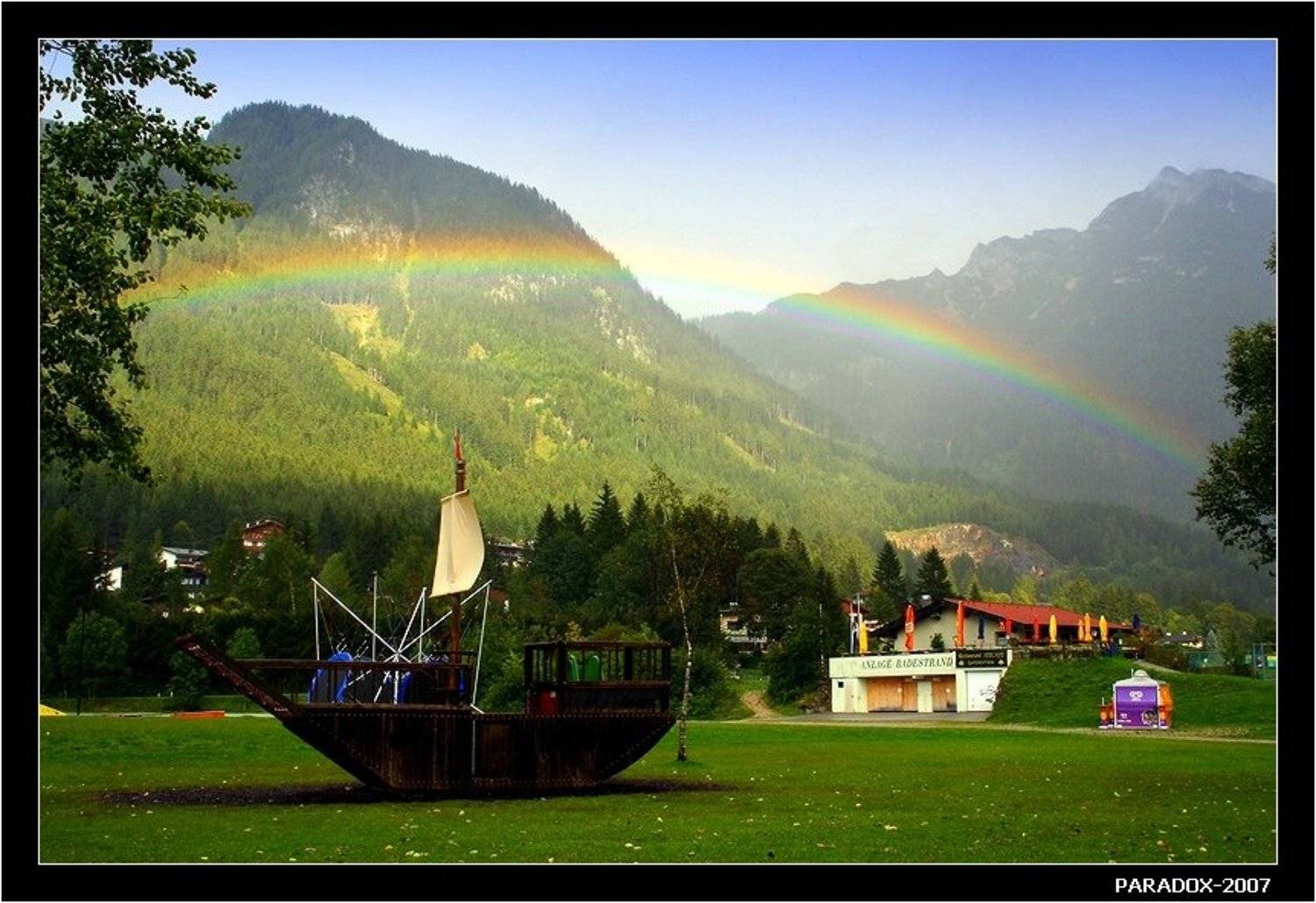 австрия, тироль, ахензее, achensee, путь, радуга, paradox, PARADOX