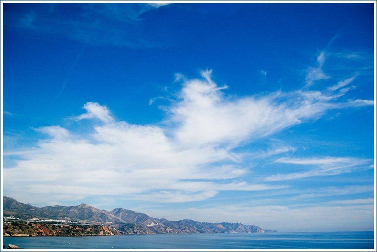 небо, Нерха. Автор: viuga spain, nerja, malaga, mar, viuga, море, испания, viuga